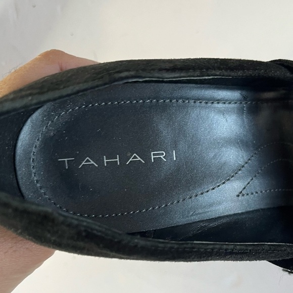 Tahari Women’s Black Suede Mary Jane Heels | Style: Eva | Size 8.5M - Picture 4 of 14